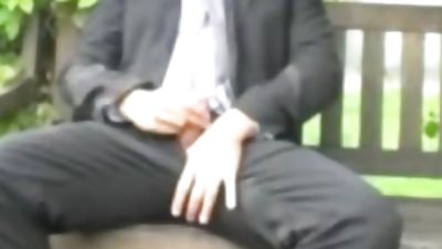 Jerking off in the back yard, Amateur, Homemade, Solo, Gay