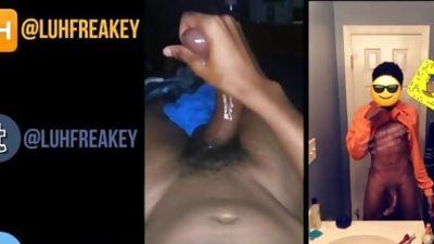 Black Teen Has a Verbal Intense Orgasm After Edging, Big Cock, Fetish, Orgasm, Solo