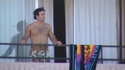 BALCON ESPIA, Amateur, Gay, Muscle