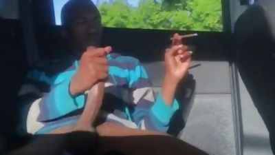 Early morning park smoke and stroke, Amateur, Cumshot, Fetish, Smoking