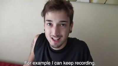 LatinLeche - Latino Skater Punk Railed Out By Pervy Cameraman, Handjob, Masturbating, POV