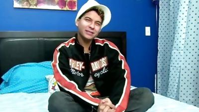 Dildo loving Latino twink makes his big cock spray huge load, Amateur, Big Cock, Brunette, Boy Crush