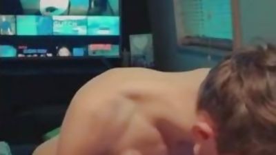 Cute Boy Gets His Favourite Treat, Blowjob, Handjob, Swallow