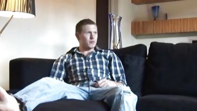 Scally british stud strokes his fat cock, Amateur, Casting, Closeup, Bulldog Pit