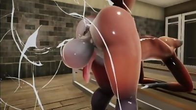 Distracting Candy Femfox and A Rhino, Big Cock, Gay, Rough