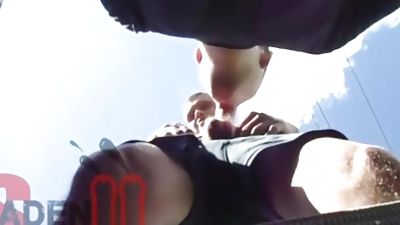 Kaiden eats Str8 Soldiers Load, Amateur, Blowjob, POV, Gay
