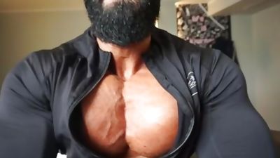 MUSCLE WORSHIP - Massive Pecs, Amateur, Fetish, Homemade, Gay