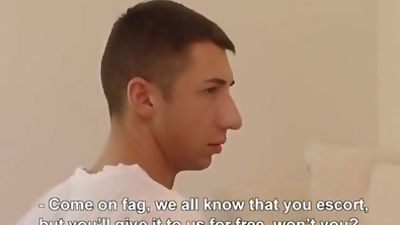 Italian escort gets two cocks, Amateur, Anal, Gay, Italian