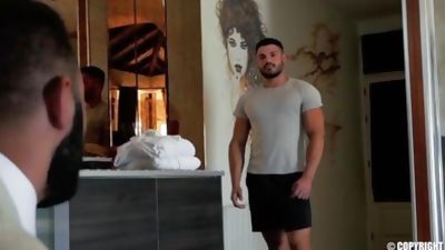 XAVI DURAN GET SERVE BY NICOLAS BROOKS, Anal, Big Cock, Cumshot, Men At Play