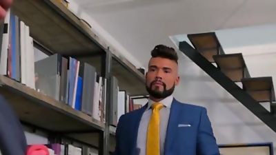 KLEIN KERR IS BREAKING IN THE NEW STUD AT WORK, Anal, Big Cock, Blowjob, Men At Play, Klein Kerr