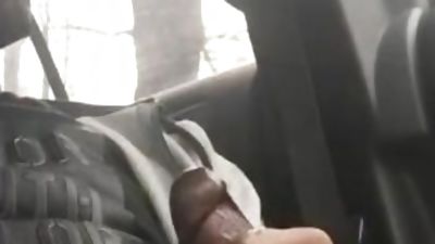 Pulled over n shot a nutt, Black, Cumshot, Masturbating, Gay