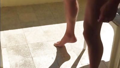 Fucking at the Balcony, Amateur, Anal, Big Cock