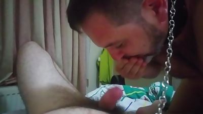 Turkish Alpha and his Faggot, Handjob, Masturbating, Gay