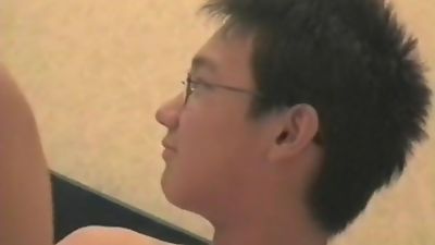 Chinese Gay Boyfriends in Love, Asian, Masturbating, Webcam