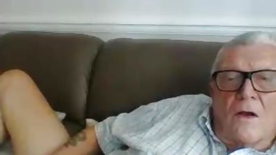 70 yo hot man make cum, Masturbating, Old And Young, Webcam