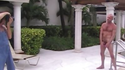 Horny daddies poolside barebacking until spilling cumshot, Big Cock, Blowjob, Cumshot, Victor Cody XXX