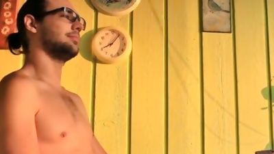 Kinky jock Zack Randall jerks off to cum in the sunset, Big Cock, Blowjob, Cumshot, Zack Randall, Zack Randall