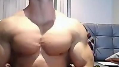 Sexy Bodybuilder with a HUGE Thick Cock, Big Cock, Solo, Gay