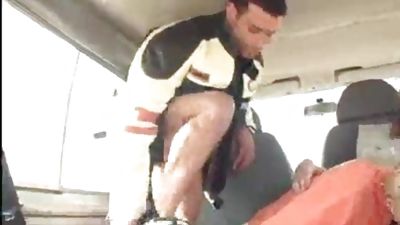 Three gays fucking in car, Asian, Old And Young, Gay, Old