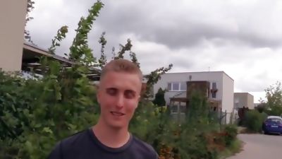 Daddy fucking a boy for cash, Anal, Blowjob, Gay