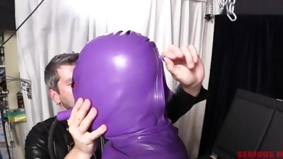 Heavy rubber, breathplay, Fetish, Gay, Bondage