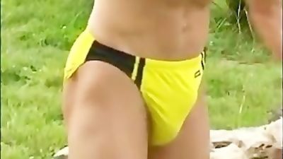 EURO - Sancho Threesome, Blonde, Blowjob, Cumshot