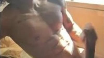 Monster cock masturbation and cum, Cumshot, Gay, Hunks