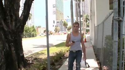 BAIT BUS - Straight Bait Max Paterson Lays Down And Just Lets It Happen, Blowjob, Cumshot, Reality, Bait Bus