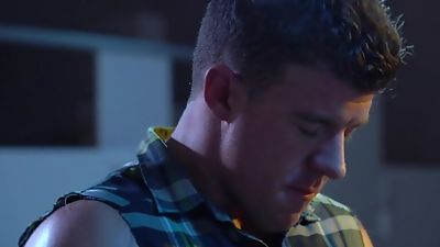 Roadside Toilet Romp for 2 Stallions, Anal, Big Cock, Blowjob, Gay, Raging Stallion, JJ Knight