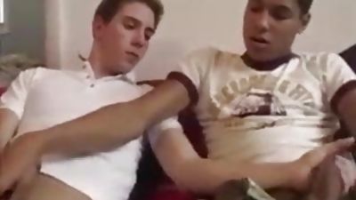 Drunk Straight Friends get Horny, Blowjob, Masturbating, Vintage