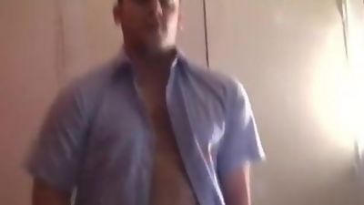 trf postman cums twice, Blowjob, Gay, Bareback