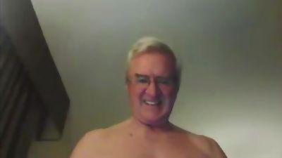 Grandpa strips in hotel, Amateur, Big Cock, Webcam