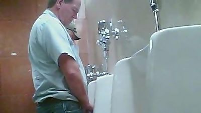 Urinal Men - Spy, Gay, Daddies, Pissing