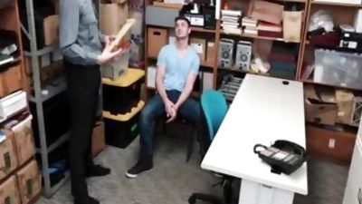 fine Security Guard Unlawfully ploughs A Perps wild backdoor, Ass