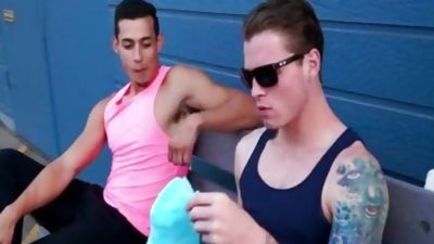 Latin gay Flip Flop With penis juice flow, Cumshot, Hardcore, Latina, Gay