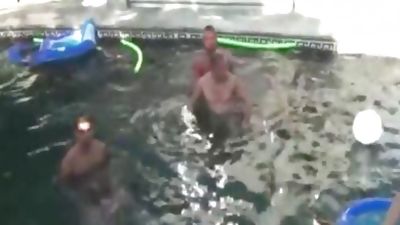 Mm Pool Party Ganbang, Anal, Party, Bareback