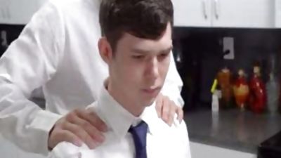 'Priest Rubs And Rides Nubile boyz rod', Teen, Uniform, Leather