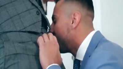 SUITED UP lewd N READY, Ass, Big Cock, Cumshot, Gay