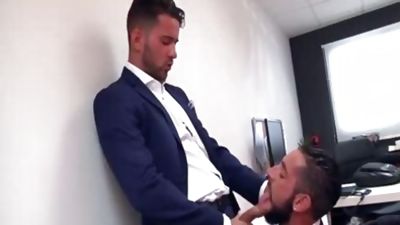 White Lie (Massimo Piano, Robbie Rojo) - poke In Suit, Office, Suit and Tie, Massimo Piano