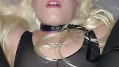 crossdresser sissy slut with collar fucked bare by chubdaddy, Anal, Bareback, Daddies