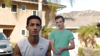 Scott Finn Helps Young Black Teen With His Form, Interracial, Gay, Bareback, Nextdoor Twink