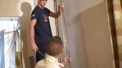 British builders, Big Cock, Blowjob, Group Sex