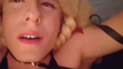 sissy crossdresser fucked bareback by chubby daddy 5, Anal, Orgasm, Crossdresser