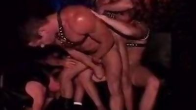 BARE MUSCLE DUNGEON ORGY, Anal, Big Cock, Cumshot