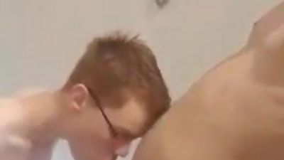 Redhead sucking on a dick in the shower, Amateur, Blowjob, Redhead