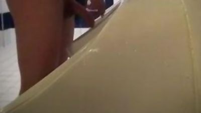Spy toilet in the gym, Gay, Gym, Spy