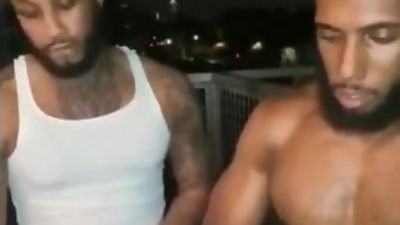 Straight guys do gay things, Amateur, Black, Masturbating, Gay