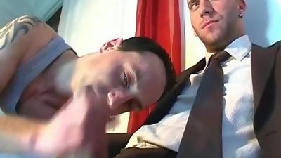 Insurrer gets sucked his huge dick despite of him. Jerem, Big Cock, Blowjob, Massage, Gay, Keumgay
