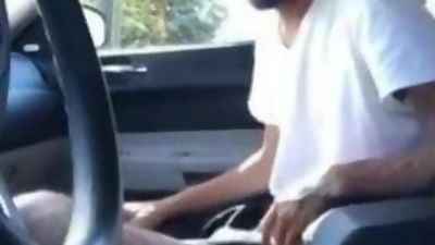 gum job in truck, Amateur, Blowjob, Outdoor, Gay