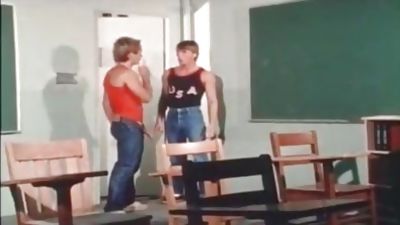 Vintage teacher and student hunks, Anal, Group Sex, Teacher